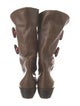 Bruno Magli Leather Western Boots