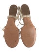 Bruno Magli Leather T-Strap Sandals