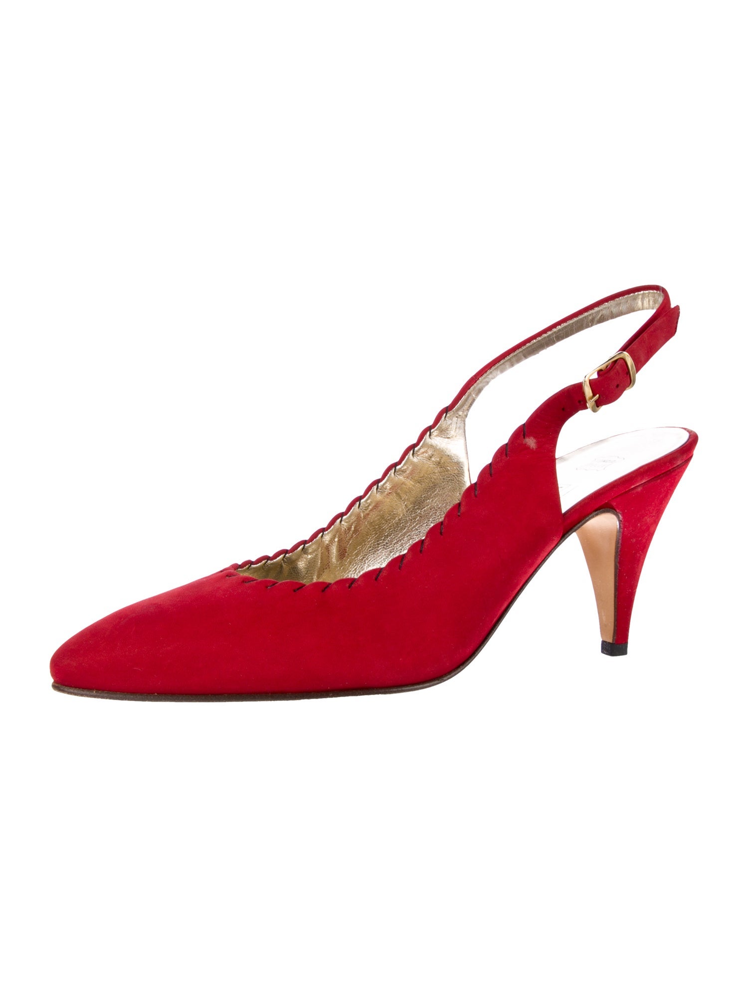 Bruno Magli Suede Slingback Pumps