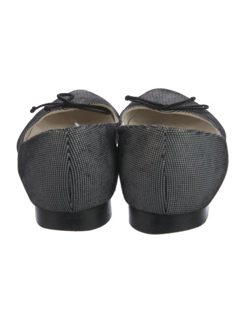 Bruno Magli Canvas Plaid Print Ballet Flats