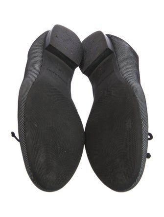 Bruno Magli Canvas Plaid Print Ballet Flats