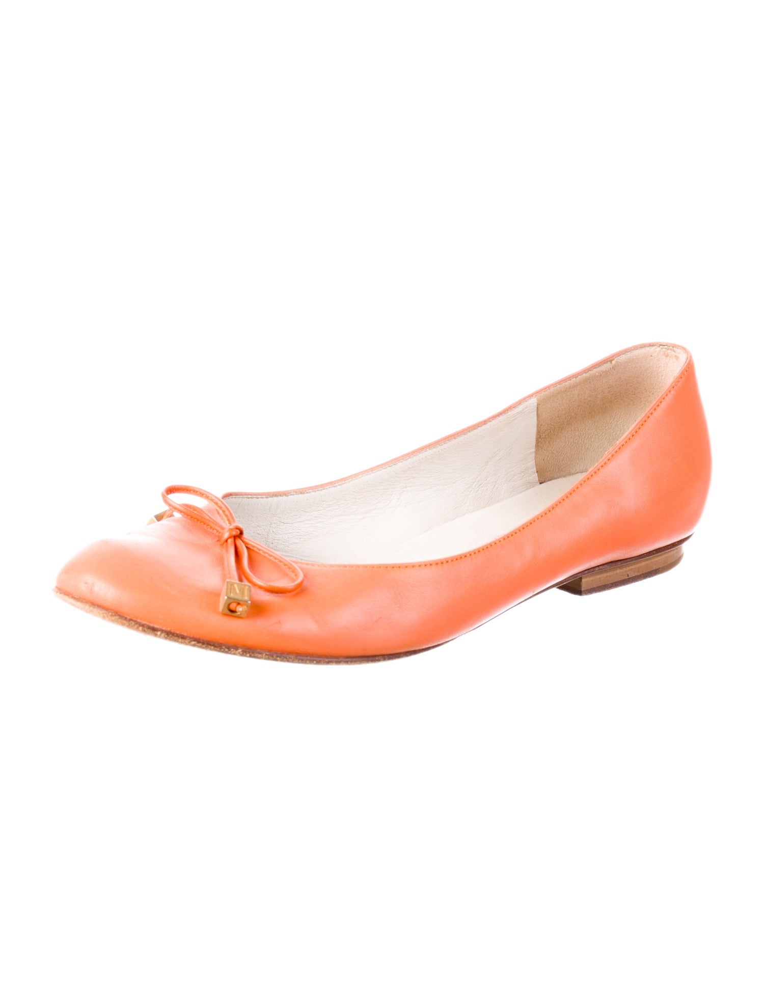 Bruno Magli Leather Ballet Flats