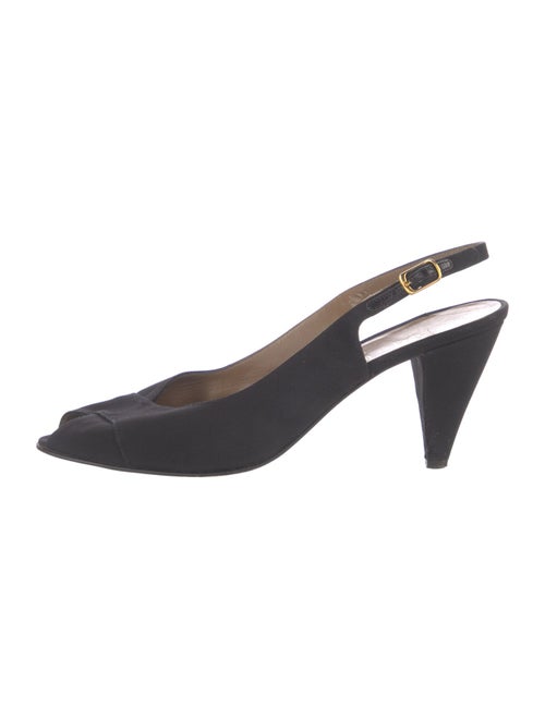 Bruno Magli Canvas Slingback Pumps