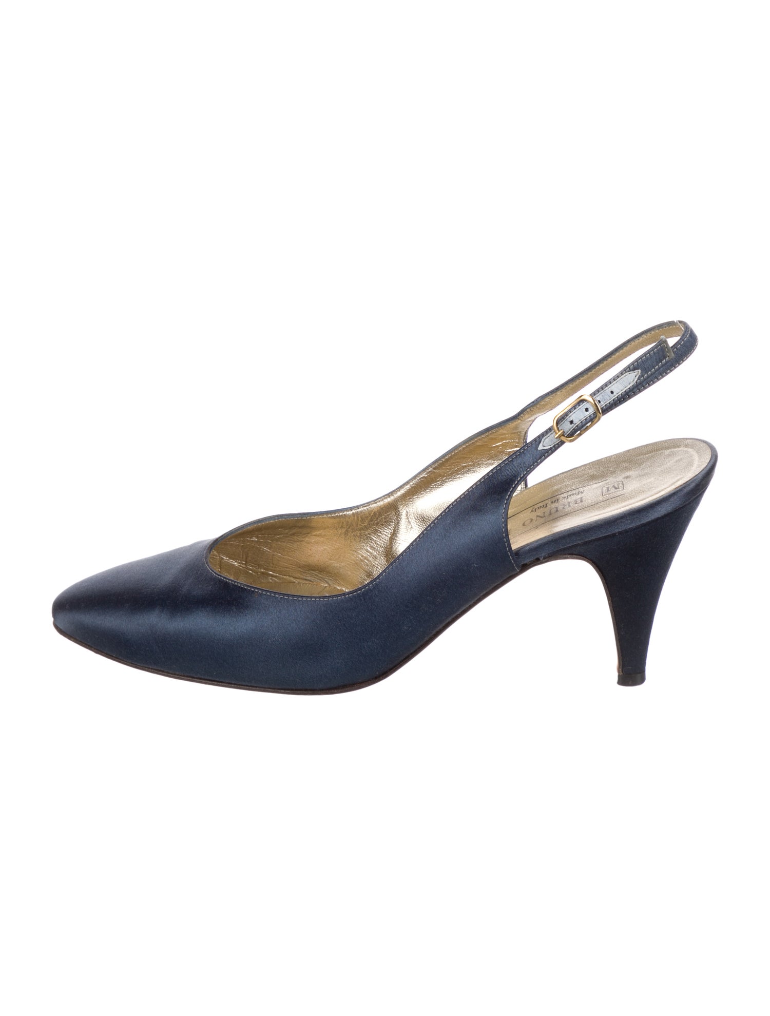 Bruno Magli Satin Slingback Pumps