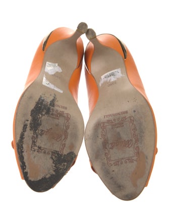 Bruno Magli Leather Pumps