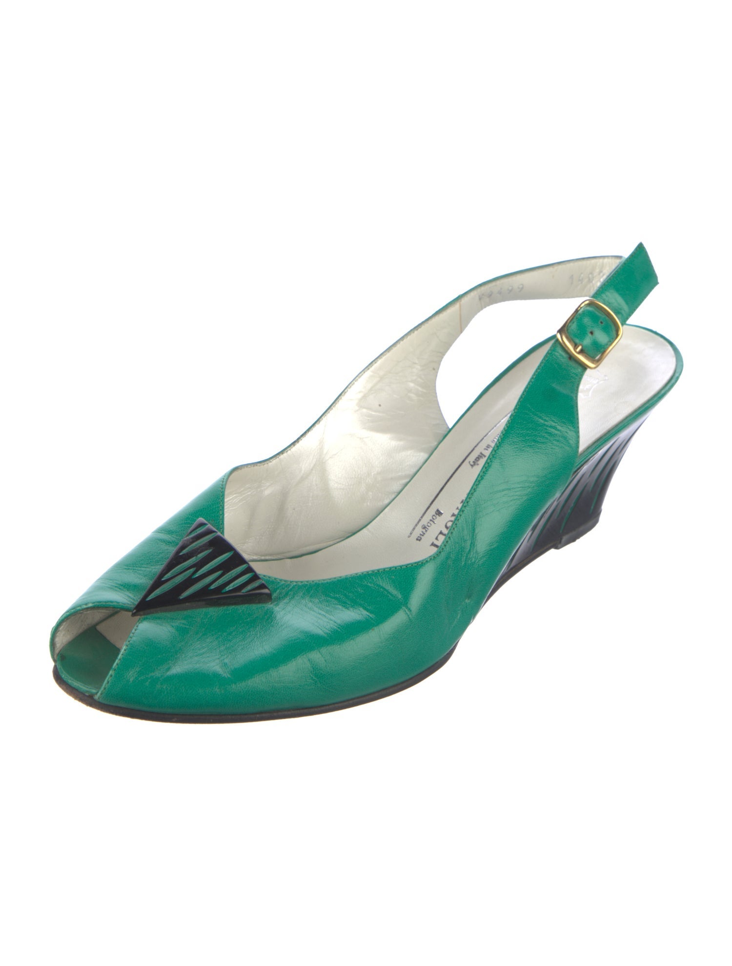 Bruno Magli Leather Slingback Pumps