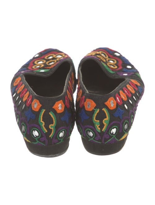 Bruno Magli Canvas Printed Ballet Flats