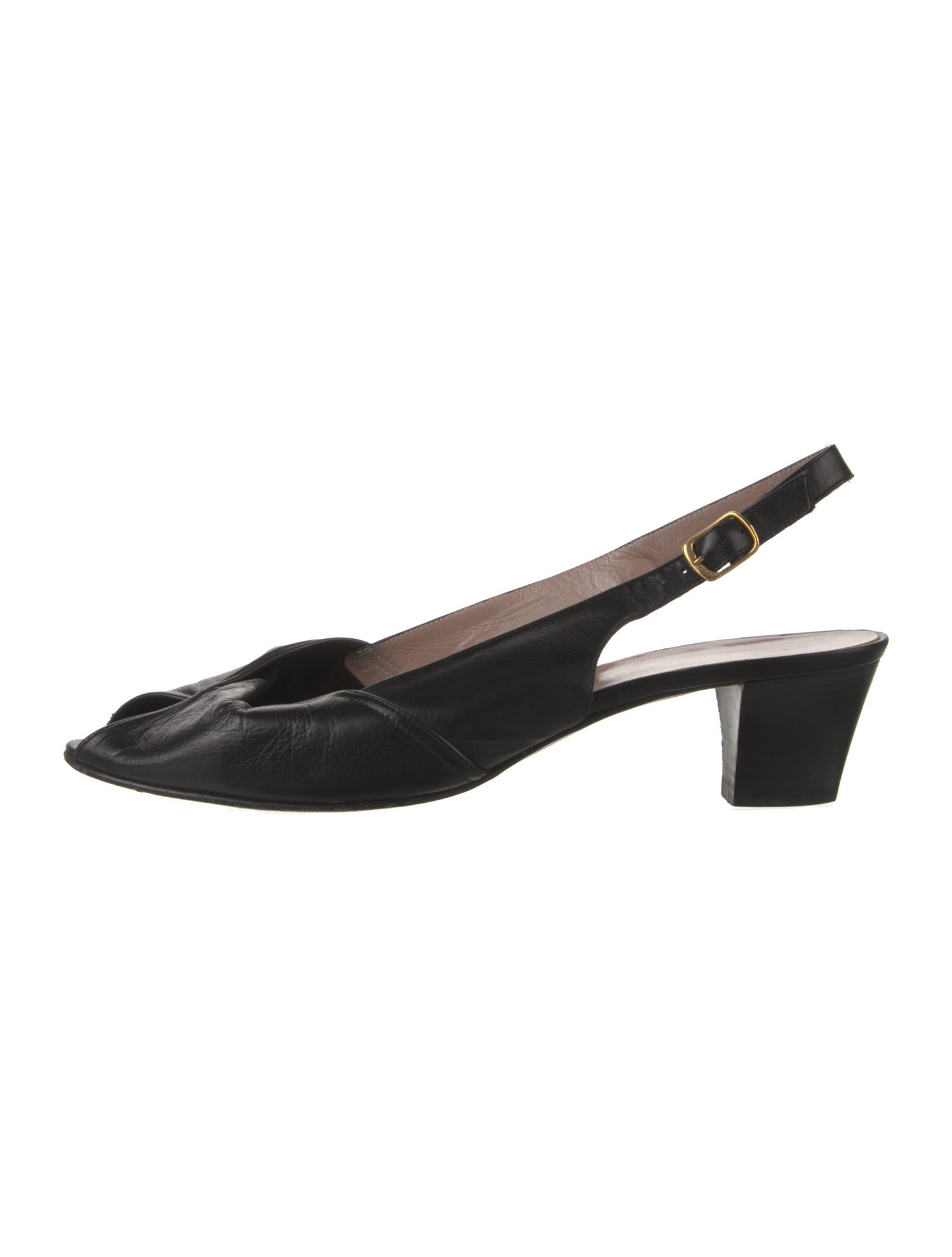 Bruno Magli Leather Slingback Pumps