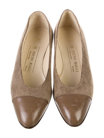 Bruno Magli Suede Printed Flats