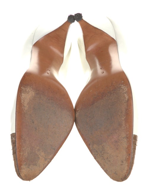 Bruno Magli Leather Printed Pumps