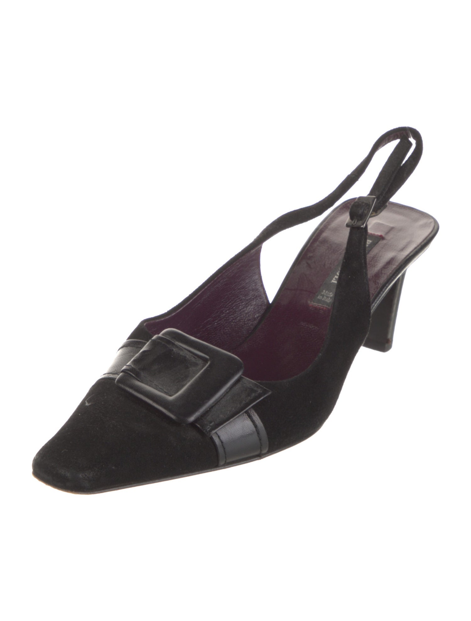 Bruno Magli Suede Slingback Pumps