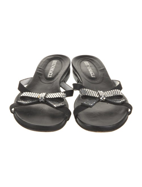 Bruno Magli Leather Slides