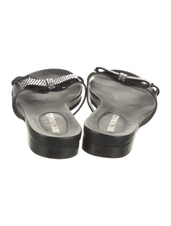 Bruno Magli Leather Slides