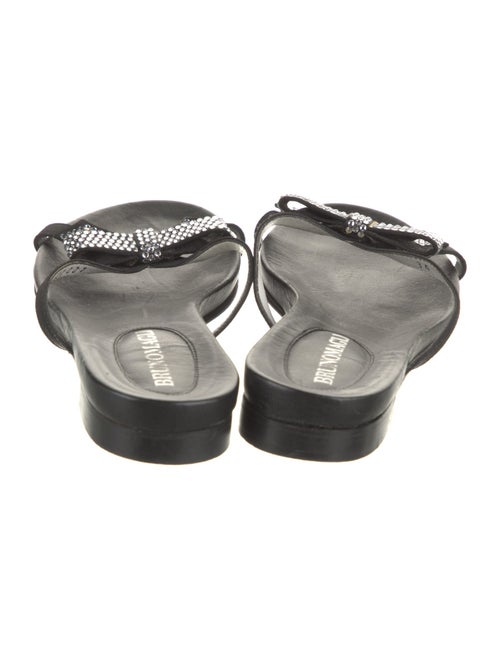 Bruno Magli Leather Slides