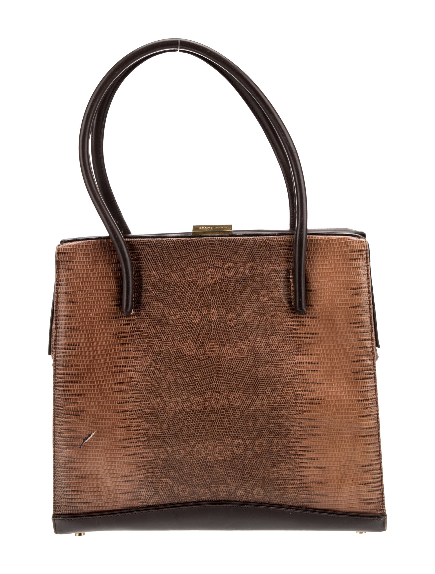 Bruno Magli Embossed Leather Shoulder Bag