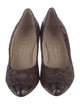 Bruno Magli Suede Printed Pumps
