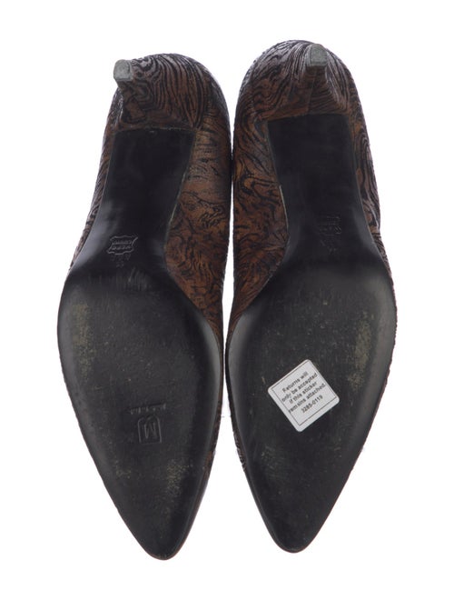 Bruno Magli Suede Printed Pumps