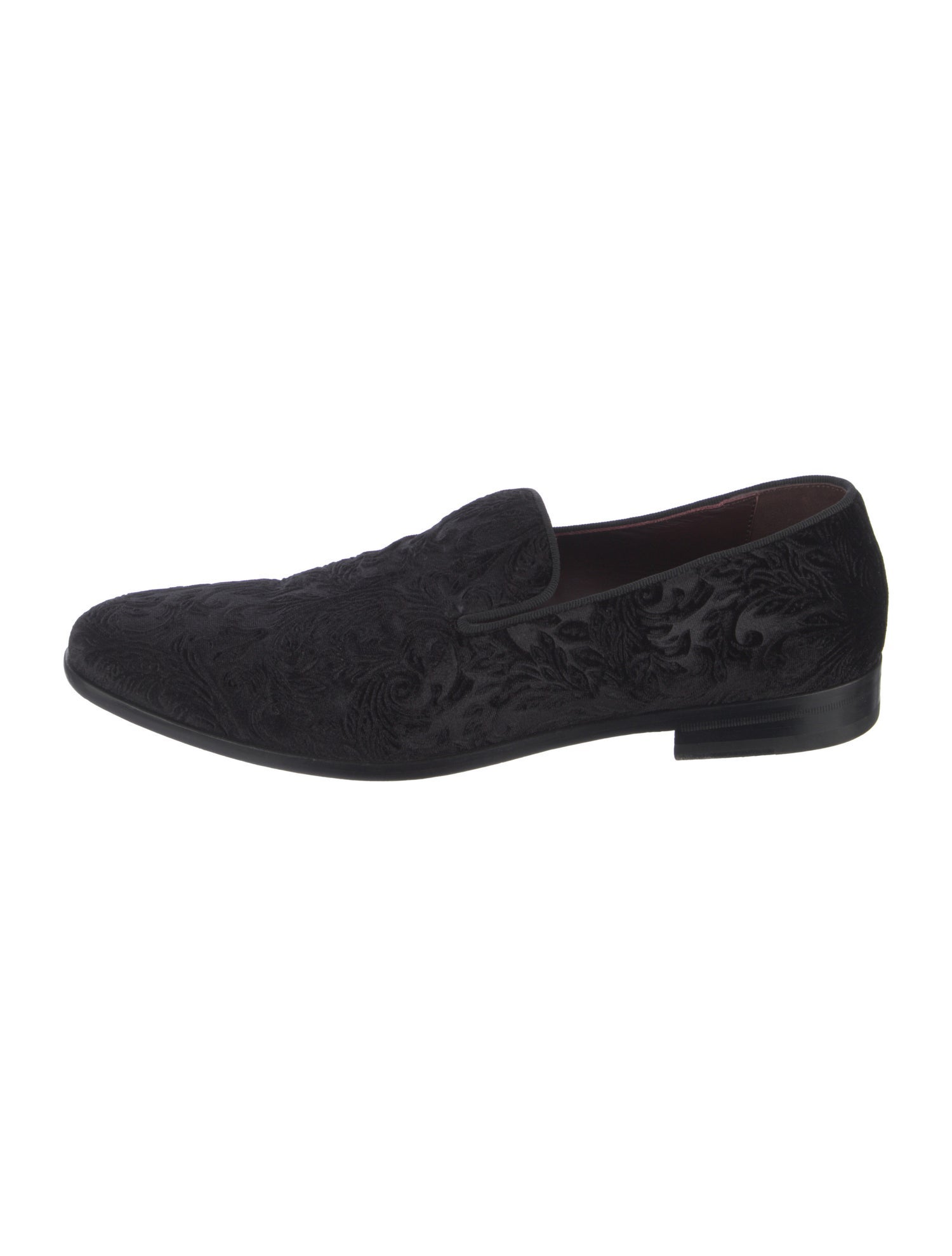 Bruno Magli Velvet Printed Loafers