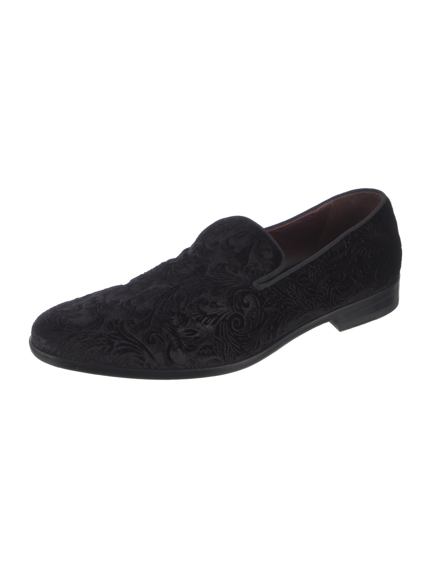 Bruno Magli Velvet Printed Loafers