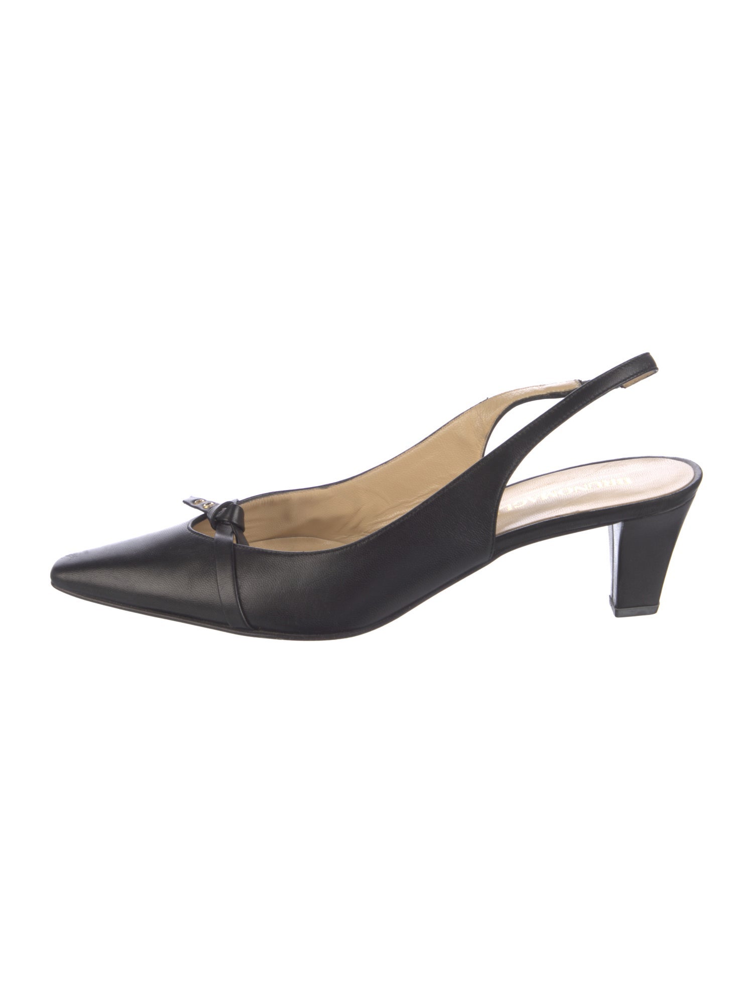 Bruno Magli Leather Slingback Pumps