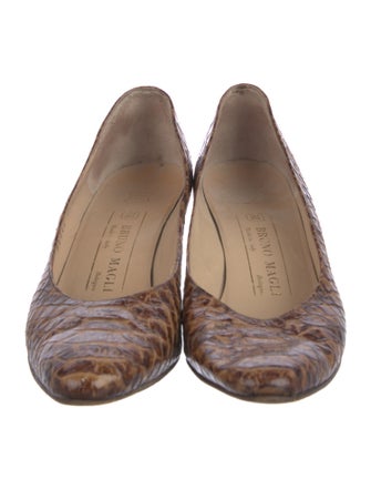 Bruno Magli Suede Animal Print Pumps