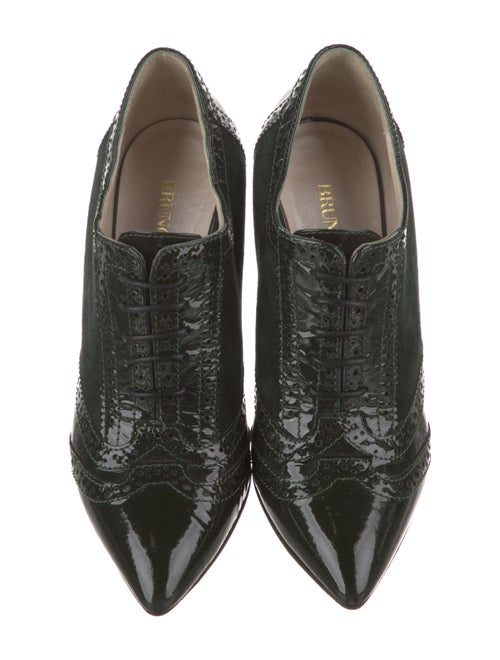 Bruno Magli Patent Leather Lasercut Accents Pumps