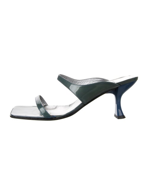 Bruno Magli Patent Leather Slides