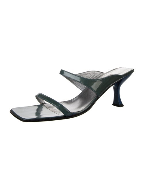 Bruno Magli Patent Leather Slides