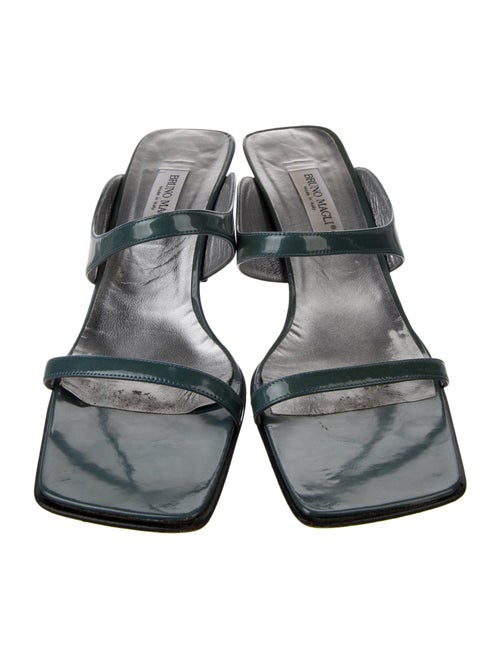 Bruno Magli Patent Leather Slides
