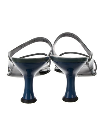 Bruno Magli Patent Leather Slides