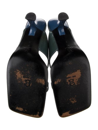 Bruno Magli Patent Leather Slides