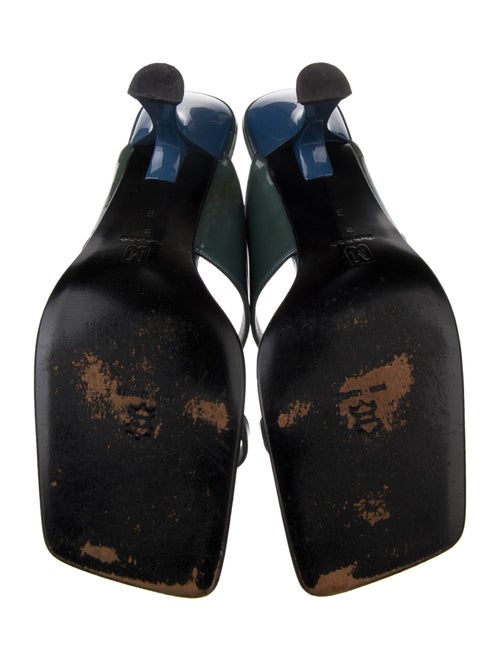 Bruno Magli Patent Leather Slides