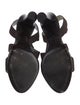 Bruno Magli Canvas T-Strap Sandals