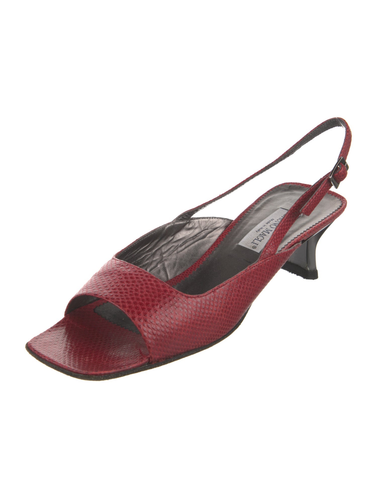 Bruno Magli Leather Slingback Sandals