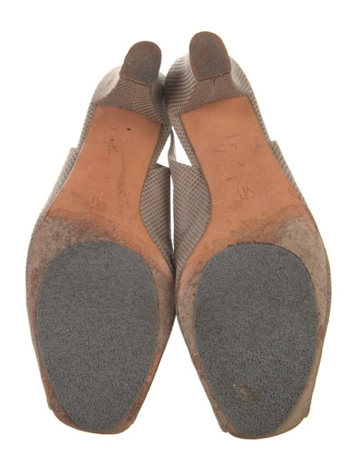 Bruno Magli Leather Animal Print Slingback Pumps