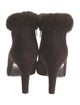 Bruno Magli Suede Faux Fur Trim Boots