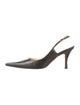 Bruno Magli Leather Slingback Pumps