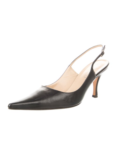 Bruno Magli Leather Slingback Pumps