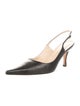 Bruno Magli Leather Slingback Pumps