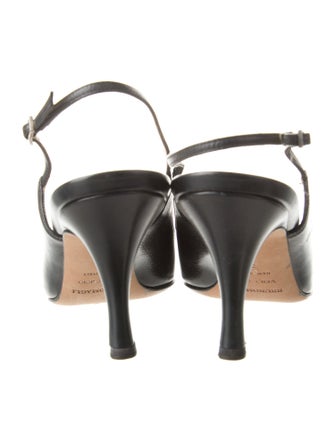 Bruno Magli Leather Slingback Pumps
