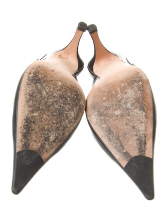 Bruno Magli Leather Slingback Pumps