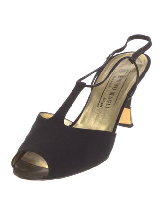Bruno Magli Suede T-Strap Pumps