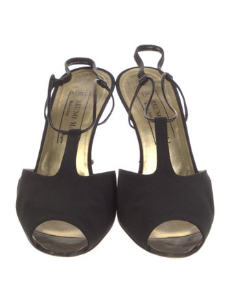 Bruno Magli Suede T-Strap Pumps