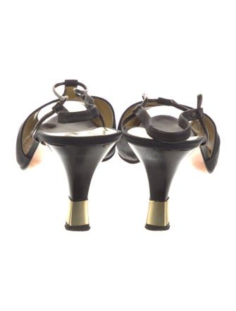 Bruno Magli Suede T-Strap Pumps