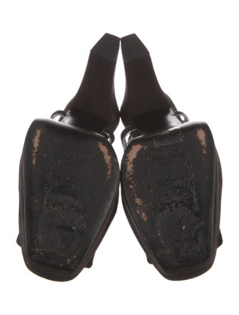 Bruno Magli Suede Crystal Embellishments Slingback Pumps