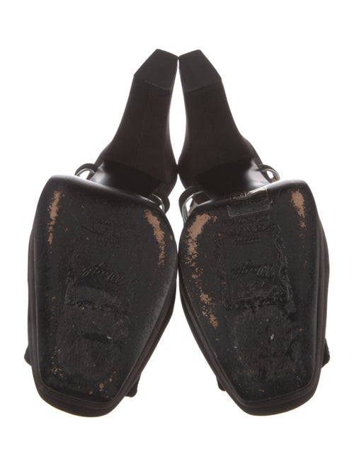 Bruno Magli Suede Crystal Embellishments Slingback Pumps