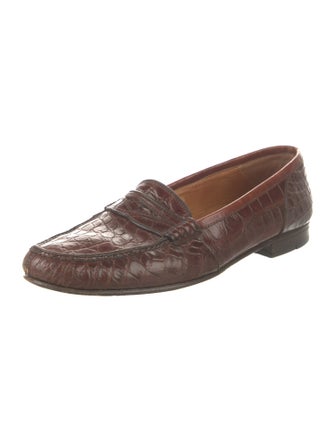 Bruno Magli Alligator Loafers