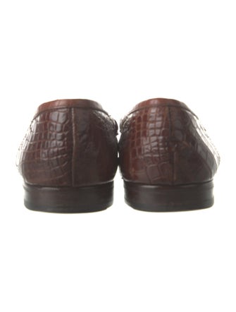 Bruno Magli Alligator Loafers