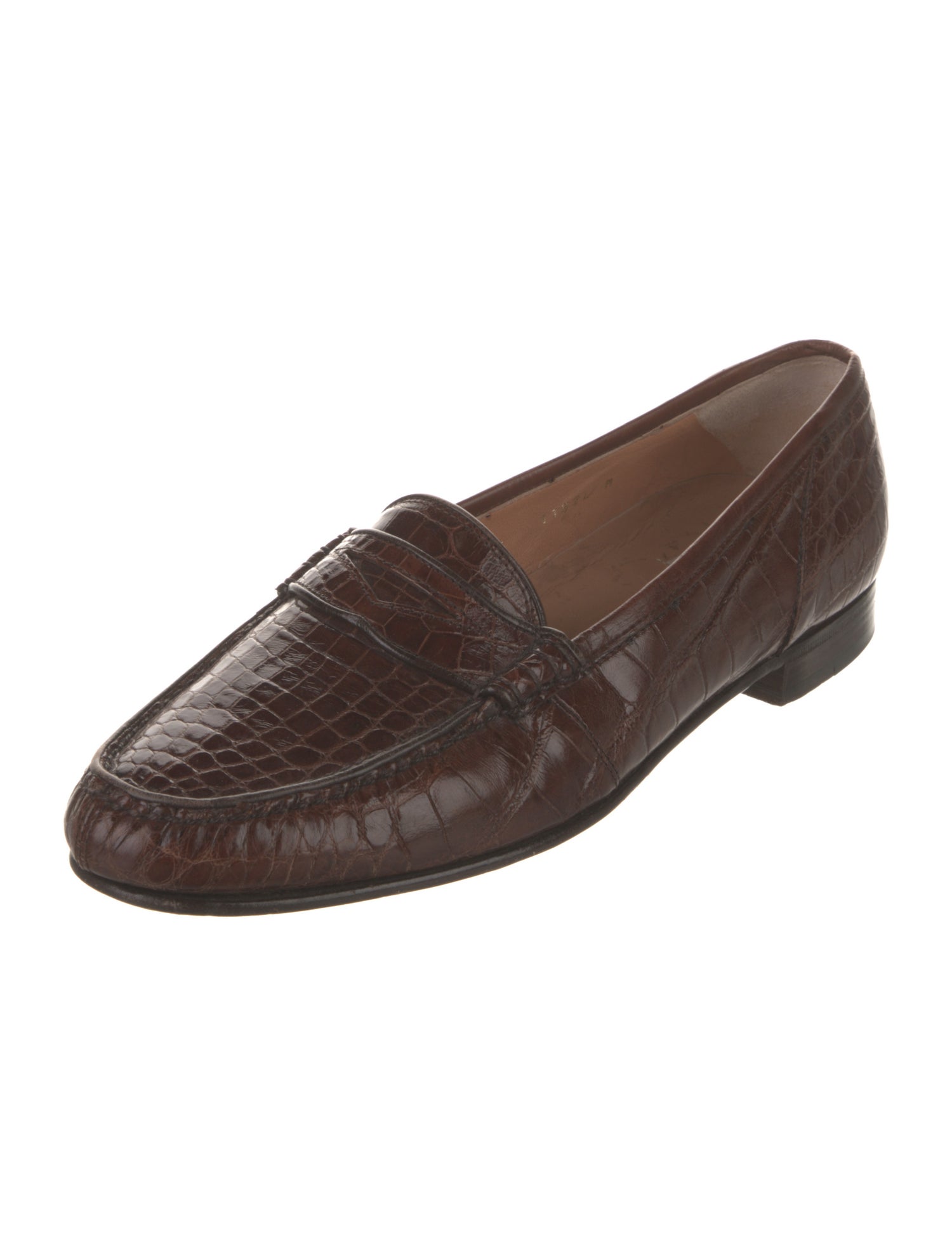 Bruno Magli Alligator Loafers