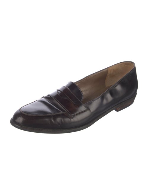 Bruno Magli Leather Tassel Accents Loafers
